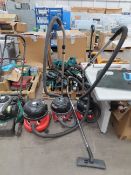 3x Numatic henry vacuum cleaners