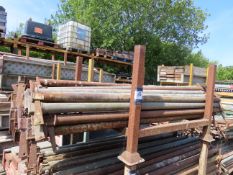 Qty of Kwikstage type scaffolding platforms length 1690mm- stillage included. Please note there is a