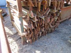 Qty of Kwikstage type scaffolding components. Length 1180mm- Stillage included. Please note there is
