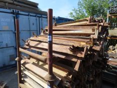 Qty of Kwikstage type scaffolding components. Length 1180mm- Stillage included. Please note there is