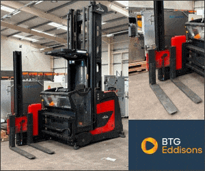 2014 & 2012 Linde Model K Very Narrow Aisle Electric Forklift Trucks