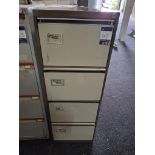 Four drawer filing cabinet