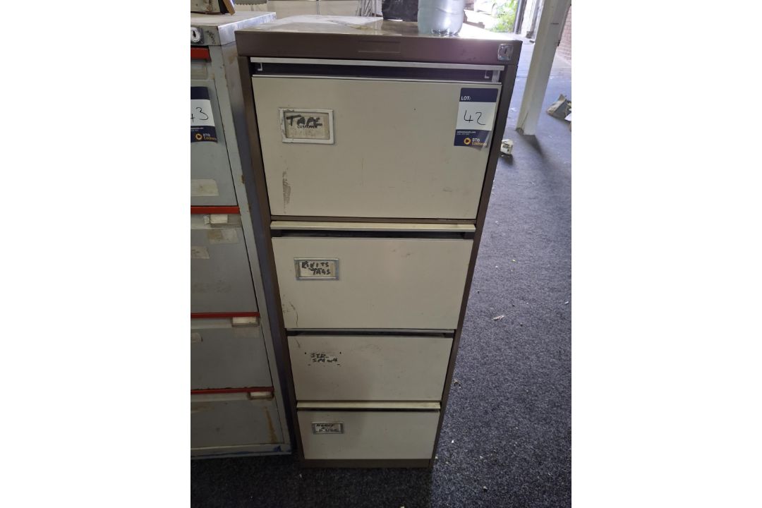 Four drawer filing cabinet
