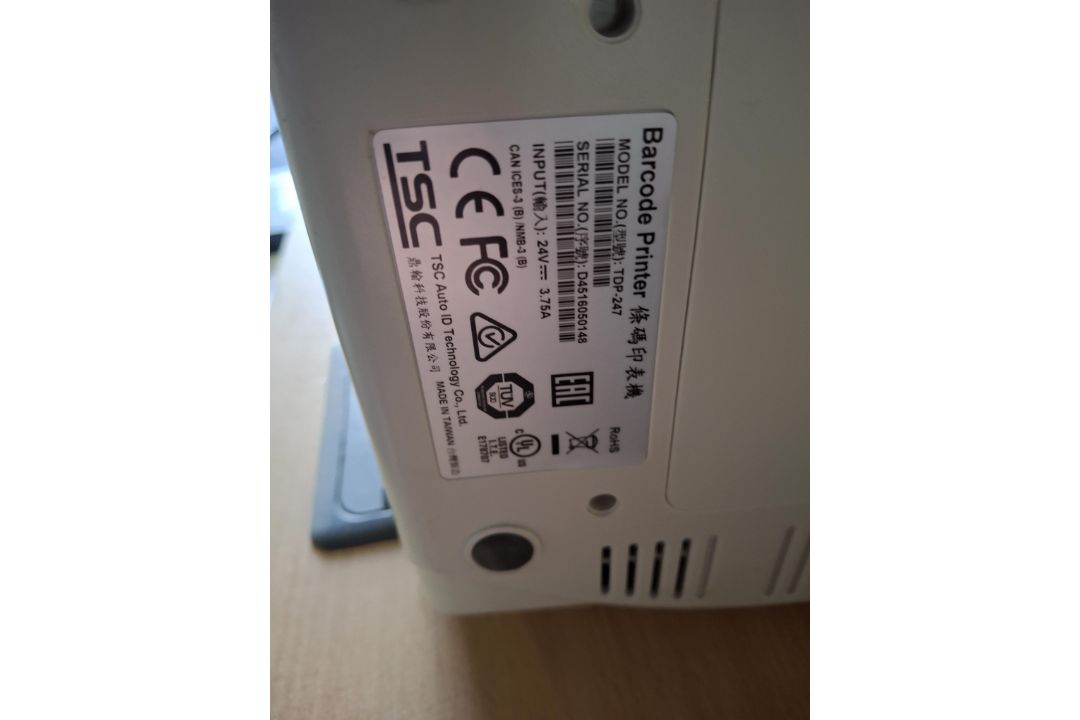 TSC TDP-247 label printer - Image 3 of 3