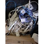 Quantity of extension leads and a reel extension