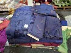 Pallet of fabric