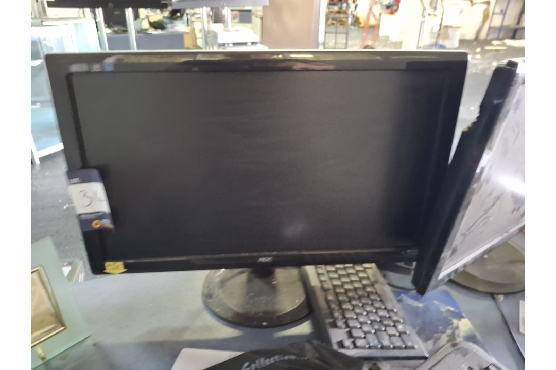 2 x AOC 24365 Wb monitors - Image 2 of 3
