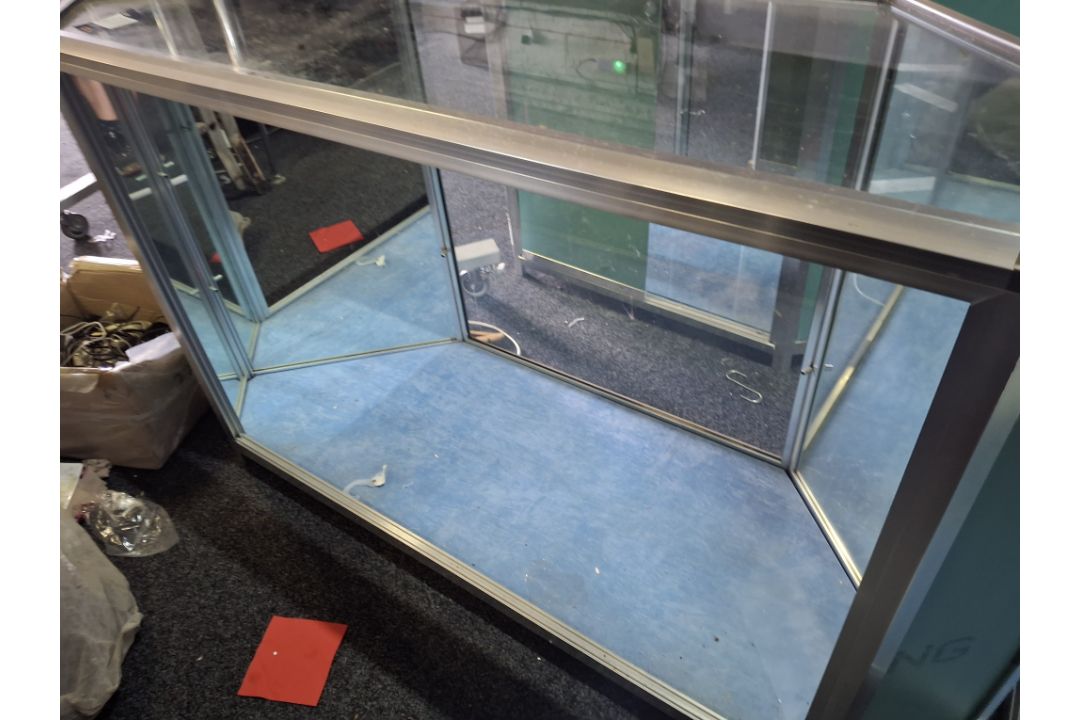 Glass display cabinet - Image 2 of 2