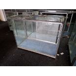 Rectangle glass display cabinet