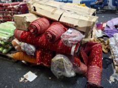 Pallet of 112cm velvet sikh religious fabric