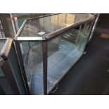 Glass display cabinet
