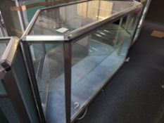 Glass display cabinet