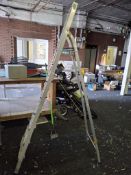 8 tread aluminium stepladder