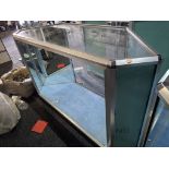 Glass display cabinet