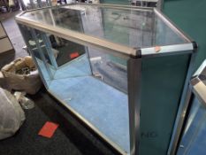 Glass display cabinet