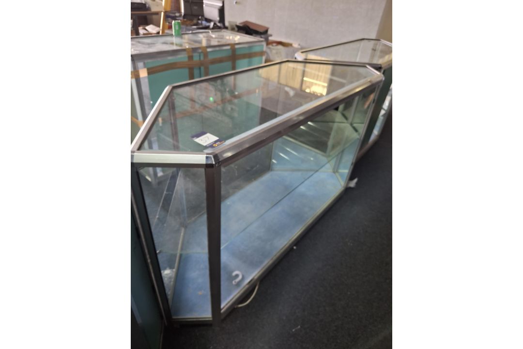 Glass display cabinet - Image 2 of 3
