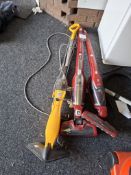 AEG CX7 animal, ergorapido lithium vacuum cleaners and Efbe-Schoff 240v floor cleaner