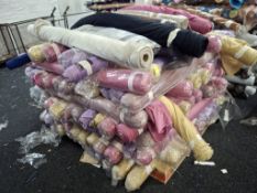60�/150cm mixed polyester fabric in various colours