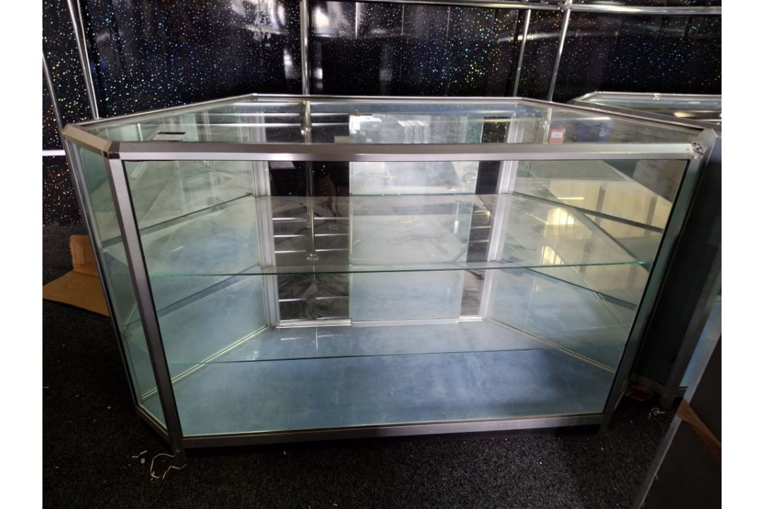 Glass display cabinet - Image 2 of 3
