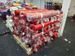Rolls of fabric, IT equipment and handling equipment