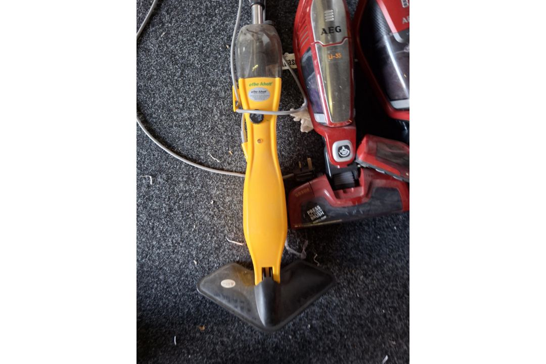 AEG CX7 animal, ergorapido lithium vacuum cleaners and Efbe-Schoff 240v floor cleaner - Image 4 of 4