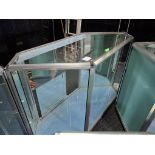 Glass display cabinet