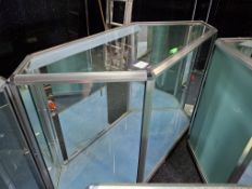 Glass display cabinet