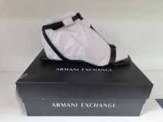 ARMANI EXCHANGE Black Sandals