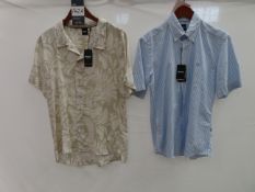 2 Boss Short Sleeve Casual Shirts