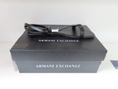 ARMANI EXCHANGE Black Sandals