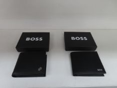 2 BOSS Leather Wallets