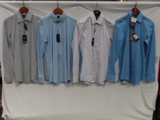 4 x Hugo Boss shirts - size S - total RRP£300+