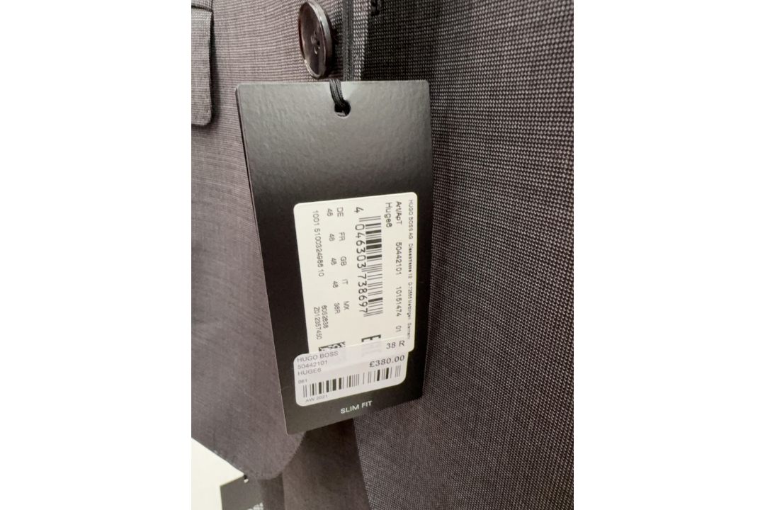 Hugo Boss grey suit jacket and trousers - size 38R - combined RRP£560 - Image 4 of 4