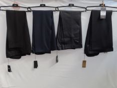 4 x pairs of Hugo Boss trousers - size 36 - total RRP500+