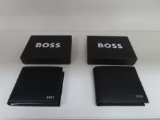 2 BOSS Leather Wallets