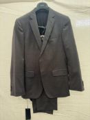 Hugo Boss grey suit jacket and trousers - size 38R - combined RRP£560