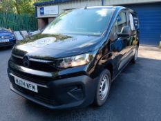 Citroen Berlingo Enterprise 1.5 BlueHDi XL Van, MJ74 WFM, First Registered September 2024, 61,977 Mi