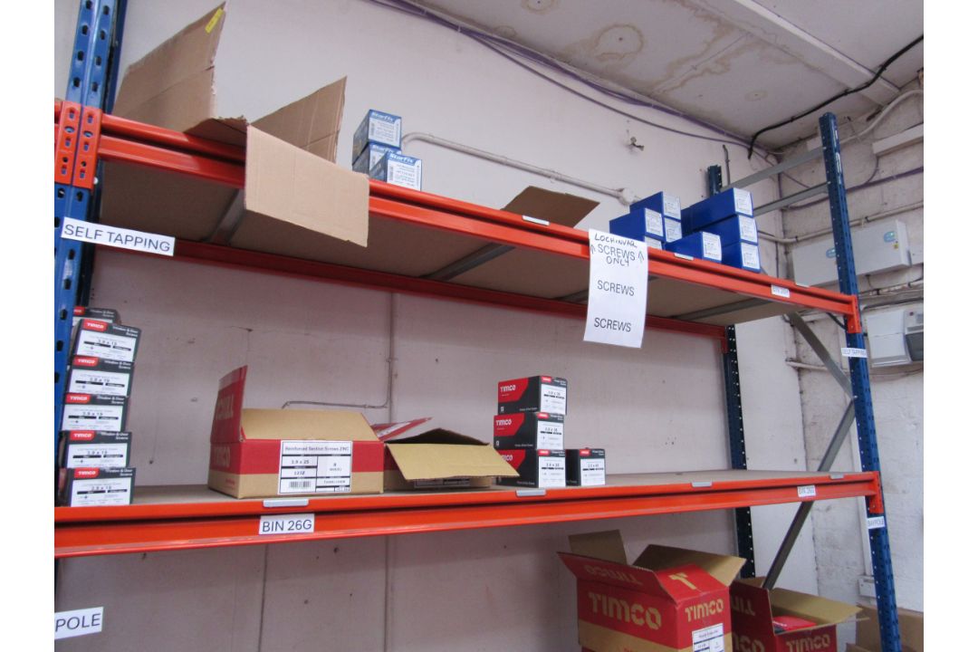Quantity screws etc. to 2 bays - Image 6 of 9