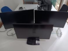 2 x Acer RL242Y monitors and 1 z Iiyama X2481HS-B1 monitor
