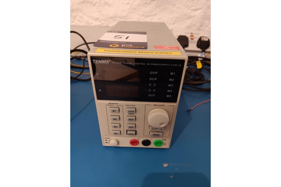 Tenma 72-10480 digital control DC power supply 0-30V 3a - Image 1 of 4