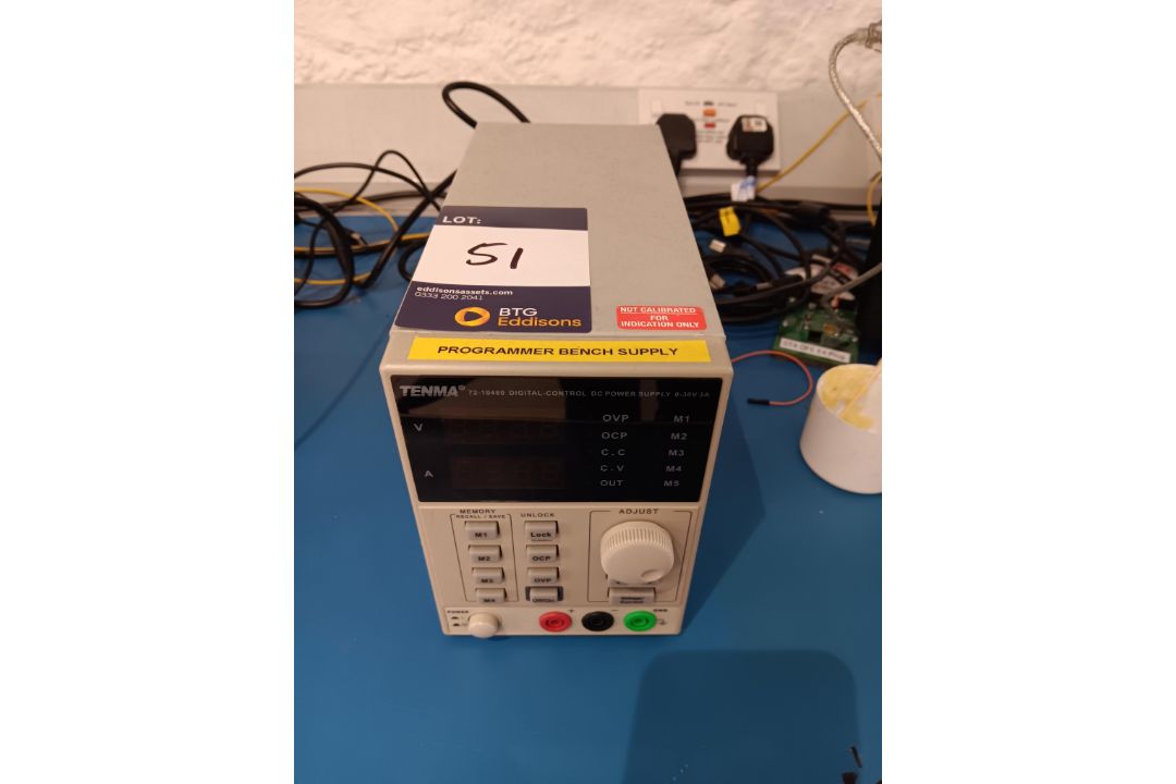 Tenma 72-10480 digital control DC power supply 0-30V 3a - Image 4 of 4