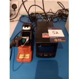 JBC Di-2d soldering control unit with JBC AM-SB soldering stand and JBC PA120 micro tweezers