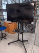 Sony KDL-46EX723 46� television on mobile stand