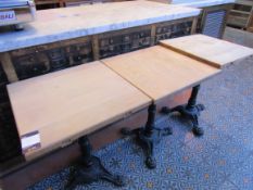 3 Bistro tables