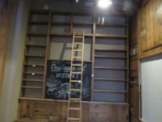 Bookshelf display 3.3m x 4m