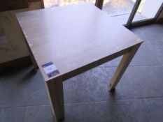 Square table