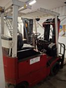 Lansing 15.1 1.75 battery forklift truck with Oldham battery charger, 1600kg capacity, lift height 4