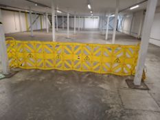 Rubbermaid plastic barrier