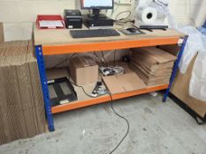 Twin shelf workbench 5ft x 770mm