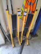 2 steel concertina barriers